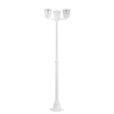 Eglo ALORIA 93405 светильник уличный Eglo ALORIA 93405 светильник уличныйБольшие фонари<br>Обеспечение качественного уличного освещения – важная задача для владельцев коттеджей. Компания «Светодом» предлагает современные светильники, которые порадуют Вас отличным исполнением. В нашем каталоге представлена продукция известных производителей, пользующихся популярностью благодаря высокому качеству выпускаемых товаров. Уличный светильник Eglo 93405 не просто обеспечит качественное освещение, но и станет украшением Вашего участка. Модель выполнена из современных материалов и имеет влагозащитный корпус, благодаря которому ей не страшны осадки. Купить уличный светильник Eglo 93405, представленный в нашем каталоге, можно с помощью онлайн-формы для заказа. Чтобы задать имеющиеся вопросы, звоните нам по указанным телефонам.<br><br>Тип лампы: накаливания / энергосбережения / LED-светодиодная<br>Тип цоколя: E27<br>Количество ламп: 3<br>MAX мощность ламп, Вт: 3X60<br>Диаметр, мм мм: 480<br>Размеры основания, мм: 215<br>Высота, мм: 1800<br>Оттенок (цвет): прозрачный<br>Цвет арматуры: белый<br>Общая мощность, Вт: 2
