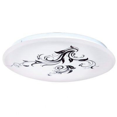 Eglo COMPETA 93641 Настенно-потолочный светильник Eglo COMPETA 93641 Настенно-потолочный светильникКруглые<br>Настенно-потолочные светильники – это универсальные осветительные варианты, которые подходят для вертикального и горизонтального монтажа. В интернет-магазине «Светодом» Вы можете приобрести подобные модели по выгодной стоимости. В нашем каталоге представлены как бюджетные варианты, так и эксклюзивные изделия от производителей, которые уже давно заслужили доверие дизайнеров и простых покупателей. Настенно-потолочный светильник Eglo 93641 станет прекрасным дополнением к основному освещению. Благодаря качественному исполнению и применению современных технологий при производстве эта модель будет радовать Вас своим привлекательным внешним видом долгое время. Приобрести настенно-потолочный светильник Eglo 93641 можно, находясь в любой точке России. Компания «Светодом» осуществляет доставку заказов не только по Москве и Екатеринбургу, но и в остальные города.<br><br>S освещ. до, м2: 5<br>Цветовая t, К: 3000 (теплый белый)<br>Тип лампы: LED - светодиодная<br>Тип цоколя: LED<br>MAX мощность ламп, Вт: 12<br>Диаметр, мм мм: 300<br>Размеры основания, мм: 0<br>Расстояние от стены, мм: 70<br>Оттенок (цвет): дизайн цветочный<br>Цвет арматуры: белый<br>Общая мощность, Вт: 12W