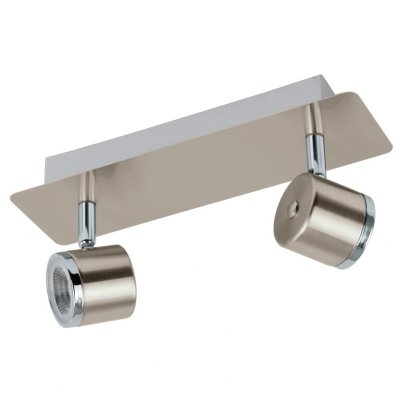 Eglo PIERINO 93694 Светильник поворотный спот Eglo PIERINO 93694 Светильник поворотный спотДвойные<br>Светильники-споты – это оригинальные изделия с современным дизайном. Они позволяют не ограничивать свою фантазию при выборе освещения для интерьера. Такие модели обеспечивают достаточно качественный свет. Благодаря компактным размерам Вы можете использовать несколько спотов для одного помещения. Интернет-магазин «Светодом» предлагает необычный светильник-спот Eglo 93694 по привлекательной цене. Эта модель станет отличным дополнением к люстре, выполненной в том же стиле. Перед оформлением заказа изучите характеристики изделия. Купить светильник-спот Eglo 93694 в нашем онлайн-магазине Вы можете либо с помощью формы на сайте, либо по указанным выше телефонам. Обратите внимание, что у нас склады не только в Москве и Екатеринбурге, но и других городах России.<br><br>Цветовая t, К: 3000 (теплый белый)<br>Тип лампы: LED - светодиодная<br>Тип цоколя: LED<br>Количество ламп: 2<br>Ширина, мм: 80<br>MAX мощность ламп, Вт: 5<br>Размеры основания, мм: 0<br>Длина, мм: 270<br>Цвет арматуры: серый<br>Общая мощность, Вт: 2X5W