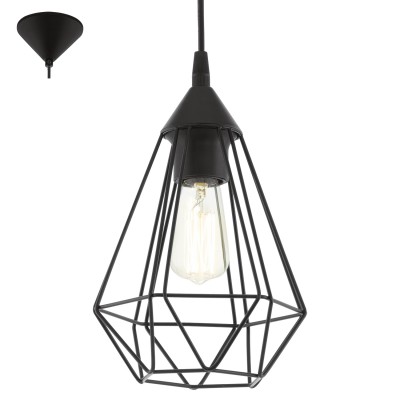 Eglo TARBES 94187 Светильник подвесной Eglo TARBES 94187 Светильник подвеснойОдиночные<br>Подвесной светильник – это универсальный вариант, подходящий для любой комнаты. Сегодня производители предлагают огромный выбор таких моделей по самым разным ценам. В каталоге интернет-магазина «Светодом» мы собрали большое количество интересных и оригинальных светильников по выгодной стоимости. Вы можете приобрести их в Москве, Екатеринбурге и любом другом городе России. Подвесной светильник Eglo 94187 сразу же привлечет внимание Ваших гостей благодаря стильному исполнению. Благородный дизайн позволит использовать эту модель практически в любом интерьере. Она обеспечит достаточно света и при этом легко монтируется. Чтобы купить подвесной светильник Eglo 94187, воспользуйтесь формой на нашем сайте или позвоните менеджерам интернет-магазина.<br><br>S освещ. до, м2: 3<br>Тип лампы: Накаливания / энергосбережения / светодиодная<br>Тип цоколя: E27<br>Количество ламп: 1<br>MAX мощность ламп, Вт: 60<br>Диаметр, мм мм: 175<br>Размеры основания, мм: 0<br>Высота, мм: 1100<br>Оттенок (цвет): черный<br>Цвет арматуры: черный<br>Общая мощность, Вт: 1X60W