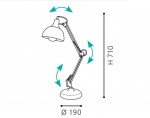 Настольная лампа Eglo 94704 BORGILLIO