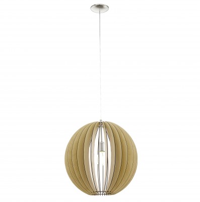 Eglo COSSANO 94765 Светильник подвесной Eglo COSSANO 94765 Светильник подвеснойОдиночные<br>Подвесной светильник – это универсальный вариант, подходящий для любой комнаты. Сегодня производители предлагают огромный выбор таких моделей по самым разным ценам. В каталоге интернет-магазина «Светодом» мы собрали большое количество интересных и оригинальных светильников по выгодной стоимости. Вы можете приобрести их с доставкой в Москву, Екатеринбург и любой другой город России. Подвесной светильник Eglo 94765 сразу же привлечет внимание Ваших гостей благодаря стильному исполнению. Благородный дизайн позволит использовать эту модель практически в любом интерьере. Она обеспечит достаточно света и при этом легко монтируется. Чтобы купить подвесной светильник Eglo 94765, воспользуйтесь формой на нашем сайте или позвоните менеджерам интернет-магазина.<br><br>Тип цоколя: E27<br>Диаметр, мм мм: 500<br>Размеры основания, мм: 0<br>Высота, мм: 1100<br>Оттенок (цвет): клен<br>Цвет арматуры: серебристый никель<br>Общая мощность, Вт: 1X60W