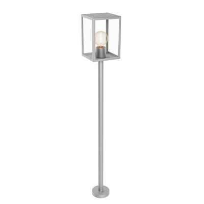 Eglo ALAMONTE 94829 светильник уличный Eglo ALAMONTE 94829 светильник уличныйОдиночные фонари<br>Обеспечение качественного уличного освещения – важная задача для владельцев коттеджей. Компания «Светодом» предлагает современные светильники, которые порадуют Вас отличным исполнением. В нашем каталоге представлена продукция известных производителей, пользующихся популярностью благодаря высокому качеству выпускаемых товаров. Уличный светильник Eglo 94829 не просто обеспечит качественное освещение, но и станет украшением Вашего участка. Модель выполнена из современных материалов и имеет влагозащитный корпус, благодаря которому ей не страшны осадки. Купить уличный светильник Eglo 94829, представленный в нашем каталоге, можно с помощью онлайн-формы для заказа. Чтобы задать имеющиеся вопросы, звоните нам по указанным телефонам. Мы доставим Ваш заказ не только в Москву и Екатеринбург, но и другие города.<br><br>Тип товара: светильник уличный<br>Скидка, %: 14<br>Тип лампы: Накаливания / энергосбережения / светодиодная<br>Тип цоколя: E27<br>Ширина, мм: 150<br>MAX мощность ламп, Вт: 60<br>Размеры основания, мм: 110<br>Длина, мм: 150<br>Высота, мм: 1015<br>Оттенок (цвет): прозрачный<br>Цвет арматуры: серебристый<br>Общая мощность, Вт: 2