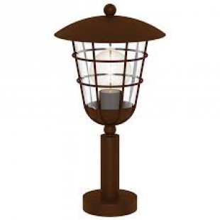 Eglo PULFERO 1 94856 светильник уличный Eglo PULFERO 1 94856 светильник уличныйФонари на столб<br>Обеспечение качественного уличного освещения – важная задача для владельцев коттеджей. Компания «Светодом» предлагает современные светильники, которые порадуют Вас отличным исполнением. В нашем каталоге представлена продукция известных производителей, пользующихся популярностью благодаря высокому качеству выпускаемых товаров. Уличный светильник Eglo 94856 не просто обеспечит качественное освещение, но и станет украшением Вашего участка. Модель выполнена из современных материалов и имеет влагозащитный корпус, благодаря которому ей не страшны осадки. Купить уличный светильник Eglo 94856, представленный в нашем каталоге, можно с помощью онлайн-формы для заказа. Чтобы задать имеющиеся вопросы, звоните нам по указанным телефонам.<br><br>Тип лампы: Накаливания / энергосбережения / светодиодная<br>Тип цоколя: E27<br>MAX мощность ламп, Вт: 1X60W<br>Диаметр, мм мм: 220<br>Размеры основания, мм: 110<br>Высота, мм: 415<br>Оттенок (цвет): прозрачный<br>Цвет арматуры: коричневый<br>Общая мощность, Вт: 2
