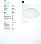 Светильник для ванной комнаты Eglo 94997 LED BARI 1