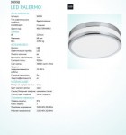 Светильник для ванной комнаты Eglo 94998 LED PALERMO