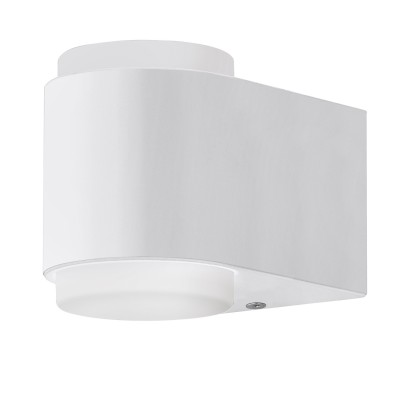 Eglo BRIONES 95077 Уличный светодиодный настенный светильник Eglo BRIONES 95077 Уличный светодиодный настенный светильникНастенные<br>Обеспечение качественного уличного освещения – важная задача для владельцев коттеджей. Компания «Светодом» предлагает современные светильники, которые порадуют Вас отличным исполнением. В нашем каталоге представлена продукция известных производителей, пользующихся популярностью благодаря высокому качеству выпускаемых товаров. Уличный светильник Eglo 95077 не просто обеспечит качественное освещение, но и станет украшением Вашего участка. Модель выполнена из современных материалов и имеет влагозащитный корпус, благодаря которому ей не страшны осадки. Купить уличный светильник Eglo 95077, представленный в нашем каталоге, можно с помощью онлайн-формы для заказа. Чтобы задать имеющиеся вопросы, звоните нам по указанным телефонам. Мы доставим Ваш заказ не только в Москву и Екатеринбург, но и другие города.<br><br>Цветовая t, К: 3000<br>Тип цоколя: LED - светодиодная<br>MAX мощность ламп, Вт: 2X3W<br>Глубина, мм: 125<br>Длина, мм: 85<br>Высота, мм: 95<br>Цвет арматуры: белый