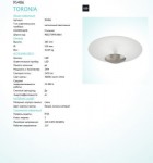 Настенно-потолочный светильник LED Eglo 95486 TORONJA