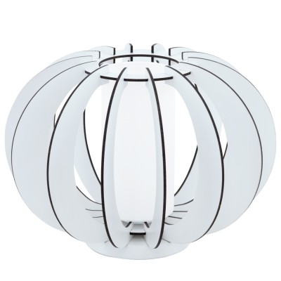 Eglo STELLATO 2 95611 Настольная лампа Eglo STELLATO 2 95611 Настольная лампаСовременные<br>Наст. лампа STELLATO 2, 1х60W(E27), L285, H250, сталь, белый/дерево, стекло, белый применяется преимущественно в домашнем освещении с использованием стандартных выключателей и переключателей для сетей 220V.<br><br>Тип цоколя: E27<br>Количество ламп: 1<br>MAX мощность ламп, Вт: 60<br>Диаметр, мм мм: 300<br>Высота, мм: 215<br>Цвет арматуры: белый