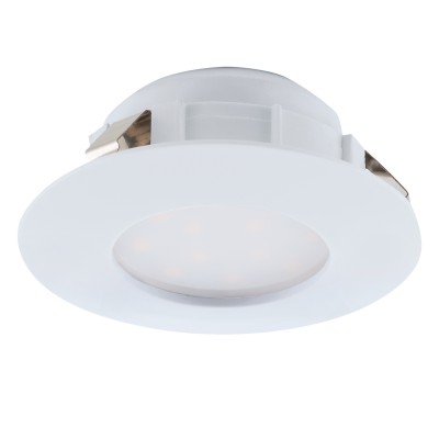 Eglo PINEDA 95804 Встраиваемый светильник Eglo PINEDA 95804 Встраиваемый светильникКруглые LED<br>Светодиодный встраиваемый светильник PINEDA, 1х6W(LED), ?78, пластик, белый применяется преимущественно в домашнем освещении с использованием стандартных выключателей и переключателей для сетей 220V.<br><br>Цветовая t, К: 3000<br>Тип лампы: LED - светодиодная<br>Тип цоколя: LED<br>Количество ламп: 1<br>MAX мощность ламп, Вт: 6<br>Диаметр, мм мм: 78<br>Цвет арматуры: белый