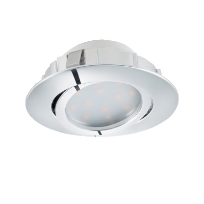 Eglo PINEDA 95855 Встраиваемый светильник Eglo PINEDA 95855 Встраиваемый светильникКруглые<br>Светодиодный встраиваемый светильник PINEDA регулир. и диммир., 1х6W(LED), ?84, пластик, хром применяется преимущественно в домашнем освещении с использованием стандартных выключателей и переключателей для сетей 220V.<br><br>Цветовая t, К: 3000<br>Тип лампы: LED - светодиодная<br>Тип цоколя: LED<br>Количество ламп: 1<br>MAX мощность ламп, Вт: 6<br>Диаметр, мм мм: 84<br>Цвет арматуры: хром