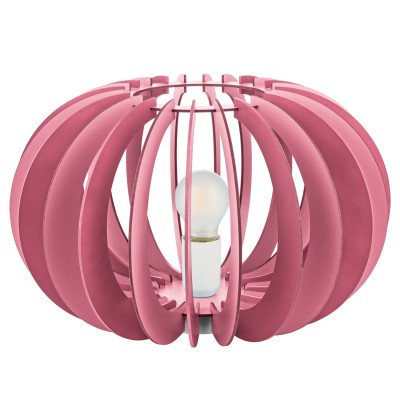 Eglo FABELLA 95952 Светильник для детской комнаты Eglo FABELLA 95952 Светильник для детской комнатыПотолочные<br>Потол. светильник в детскую комнату FABELLA, 1х60W(E27), ?410, H255, сталь, розовый/дерево, розовый применяется преимущественно в домашнем освещении с использованием стандартных выключателей и переключателей для сетей 220V.<br><br>Установка на натяжной потолок: Ограничено<br>S освещ. до, м2: 1<br>Тип цоколя: E27<br>Количество ламп: 1<br>MAX мощность ламп, Вт: 60<br>Диаметр, мм мм: 410<br>Высота, мм: 255<br>Цвет арматуры: розовый