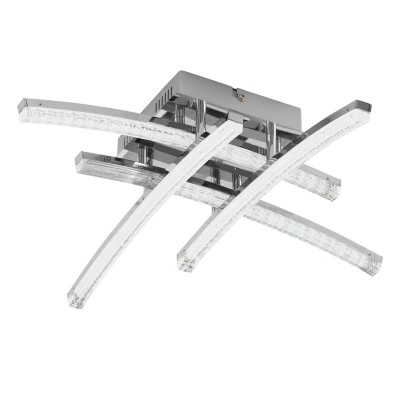 Eglo PERTINI 96093 Настенно-потолочный светильник LED Eglo PERTINI 96093 Настенно-потолочный светильник LEDПотолочные<br>Светодиодный потол. светильник PERTINI, 4х5W(LED), 350х350, сталь, алюм., хром/пластик, прозрачный применяется преимущественно в домашнем освещении с использованием стандартных выключателей и переключателей для сетей 220V.<br><br>Установка на натяжной потолок: Да<br>S освещ. до, м2: 8<br>Цветовая t, К: 3000<br>Тип лампы: LED - светодиодная<br>Тип цоколя: LED<br>Количество ламп: 4<br>Ширина, мм: 350<br>MAX мощность ламп, Вт: 5<br>Длина, мм: 350<br>Высота, мм: 110<br>Цвет арматуры: серебристый