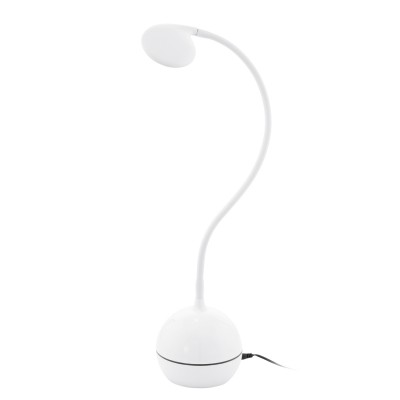 Eglo JAPURA 96142 Настольная лампа для офиса Eglo JAPURA 96142 Настольная лампа для офисаСветодиодные<br>Светодиодный наст. лампа JAPURA с рег-кой, 2,7W(LED), H430, сталь, пластик, белый, нейтр. свет применяется преимущественно в домашнем освещении с использованием стандартных выключателей и переключателей для сетей 220V.<br><br>Цветовая t, К: 4000<br>Тип лампы: LED - светодиодная<br>Тип цоколя: LED<br>Количество ламп: 1<br>Ширина, мм: 120<br>MAX мощность ламп, Вт: 3<br>Длина, мм: 370<br>Высота, мм: 430<br>Цвет арматуры: белый