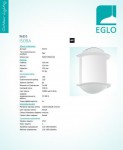 Уличный светодиодный светильник настенный Eglo 96353 ISOBA