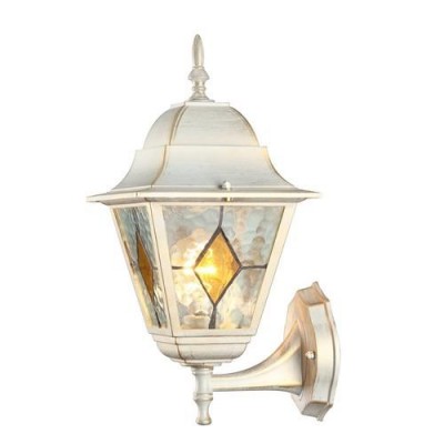 A1011AL-1WG Arte lamp Светильник A1011AL-1WG Arte lamp СветильникНастенные<br><br><br>Тип цоколя: E27<br>Количество ламп: 1<br>MAX мощность ламп, Вт: 75W<br>Диаметр, мм мм: 190<br>Длина, мм: 200<br>Высота, мм: 390<br>Цвет арматуры: белый-ЗОЛОТОЙ<br>Общая мощность, Вт: 75W