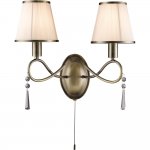 Бра с двумя рожками Arte lamp A1035AP-2AB Logico