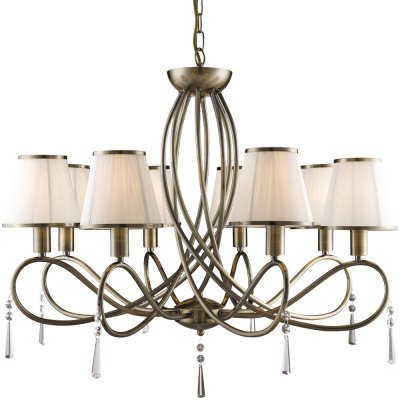 Люстра подвесная Arte lamp A1035LM-8AB Logico Люстра подвесная Arte lamp A1035LM-8AB LogicoПодвесные<br>Компания «Светодом» предлагает широкий ассортимент люстр от известных производителей. Представленные в нашем каталоге товары выполнены из современных материалов и обладают отличным качеством. Благодаря широкому ассортименту Вы сможете найти у нас люстру под любой интерьер. Мы предлагаем как классические варианты, так и современные модели, отличающиеся лаконичностью и простотой форм. Стильная люстра Arte lamp A1035LM-8AB станет украшением любого дома. Эта модель от известного производителя не оставит равнодушным ценителей красивых и оригинальных предметов интерьера. Люстра Arte lamp A1035LM-8AB обеспечит равномерное распределение света по всей комнате. При выборе обратите внимание на характеристики, позволяющие приобрести наиболее подходящую модель. Купить понравившуюся люстру по доступной цене Вы можете в интернет-магазине «Светодом».<br><br>Установка на натяжной потолок: Да<br>S освещ. до, м2: 21<br>Крепление: Крюк<br>Тип лампы: накаливания / энергосбережения / LED-светодиодная<br>Тип цоколя: E14<br>Цвет арматуры: бронзовый<br>Количество ламп: 8<br>Диаметр, мм мм: 700<br>Длина цепи/провода, мм: 550<br>Высота, мм: 640<br>Оттенок (цвет): белый<br>MAX мощность ламп, Вт: 40