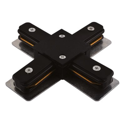 X -Соединитель Arte lamp A110006 Track accessories X -Соединитель Arte lamp A110006 Track accessoriesШинопровод<br><br><br>Тип товара: Светильник<br>Цвет арматуры: черный