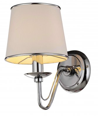 Настенный бра Arte lamp A1150AP-1CC Aurora Настенный бра Arte lamp A1150AP-1CC AuroraКлассические<br>Отдельные зоны томного приятного сияния легко создаются при помощи настенного бра Arte lamp A1150AP-1CC. Он выполнен в идеальном сочетании лаконичных форм и изящной эстетики. Плафон тёплого оттенка наполнит каждый уголок дома уютом и создаст ауру необходимого уединения с самим собой или близкими людьми. Используйте обои и фурнитуру, как пастельных оттенков, там и более насыщенных красок, обратитесь к чистоте палитры.<br><br>S освещ. до, м2: 4<br>Тип лампы: накаливания / энергосбережения / LED-светодиодная<br>Тип цоколя: E14<br>Количество ламп: 1<br>Ширина, мм: 170<br>MAX мощность ламп, Вт: 60<br>Диаметр, мм мм: 240<br>Высота, мм: 280