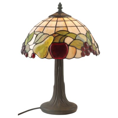 Настольная лампа тиффани Arte lamp A1232LT-1BG FRUITS Настольная лампа тиффани Arte lamp A1232LT-1BG FRUITSТиффани<br>Настольная лампа – это не просто источник дополнительного освещения, но и оригинальный элемент декора. Его можно установить в спальне, гостиной, кабинете и других комнатах. Интернет-магазин «Светодом» предлагает настольные лампы разных стилей по доступным ценам. Благодаря большому ассортименту Вы обязательно найдете в нашем каталоге именно ту модель, которую искали. Настольная лампа Arte lamp A1232LT-1BG – прекрасный вариант для завершения интерьера. Ее можно включить одновременно с люстрой для более яркого освещения или без нее для создания уютной атмосферы, настраивающей на отдых. Купить настольную лампу Arte lamp A1232LT-1BG Вы можете с помощью виртуальной «Корзины» или по контактным номерам, указанным на сайте.<br><br>Тип цоколя: E27<br>Количество ламп: 1<br>MAX мощность ламп, Вт: 60<br>Диаметр, мм мм: 310<br>Высота, мм: 450