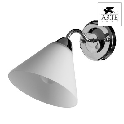 Светильник Arte lamp A1298AP-1CC FEDERICA Светильник Arte lamp A1298AP-1CC FEDERICAМодерн<br><br><br>Тип лампы: Накаливания / энергосбережения / светодиодная<br>Тип цоколя: E14<br>Количество ламп: 1<br>MAX мощность ламп, Вт: 40<br>Размеры: H23xW28xL11<br>Цвет арматуры: серебристый