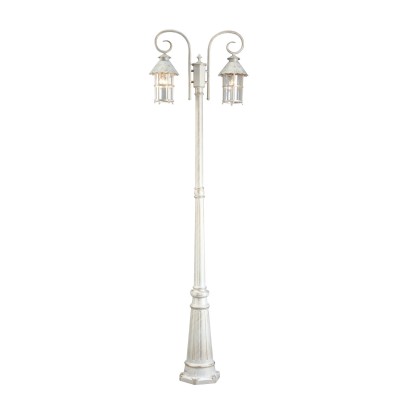 A1467PA-2WG Arte lamp Светильник A1467PA-2WG Arte lamp СветильникБольшие фонари<br><br><br>Тип цоколя: E27<br>Количество ламп: 2<br>MAX мощность ламп, Вт: 75W<br>Диаметр, мм мм: 190<br>Длина, мм: 600<br>Высота, мм: 2100<br>Цвет арматуры: белый-ЗОЛОТОЙ<br>Общая мощность, Вт: 75W