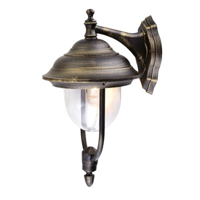 Уличный настенный светильник Arte lamp A1482AL-1BN Barcelona Уличный настенный светильник Arte lamp A1482AL-1BN BarcelonaНастенные<br>Обеспечение качественного уличного освещения – важная задача для владельцев коттеджей. Компания «Светодом» предлагает современные светильники, которые порадуют Вас отличным исполнением. В нашем каталоге представлена продукция известных производителей, пользующихся популярностью благодаря высокому качеству выпускаемых товаров. <br> Уличный светильник Arte lamp A1482AL-1BN не просто обеспечит качественное освещение, но и станет украшением Вашего участка. Модель выполнена из современных материалов и имеет влагозащитный корпус, благодаря которому ей не страшны осадки. <br> Купить уличный светильник Arte lamp A1482AL-1BN, представленный в нашем каталоге, можно с помощью онлайн-формы для заказа. Чтобы задать имеющиеся вопросы, звоните нам по указанным телефонам.<br><br>S освещ. до, м2: 5<br>Тип лампы: накаливания / энергосбережения / LED-светодиодная<br>Тип цоколя: E27<br>Количество ламп: 1<br>Ширина, мм: 250<br>MAX мощность ламп, Вт: 100<br>Длина, мм: 300<br>Высота, мм: 500<br>Оттенок (цвет): Прозрачный<br>Цвет арматуры: золотой