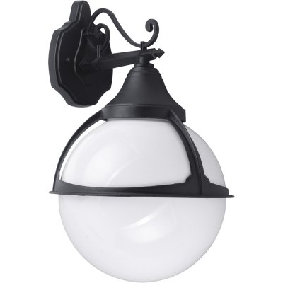 Светильник уличный Arte lamp A1492AL-1BK Monaco Светильник уличный Arte lamp A1492AL-1BK MonacoНастенные<br>Обеспечение качественного уличного освещения – важная задача для владельцев коттеджей. Компания «Светодом» предлагает современные светильники, которые порадуют Вас отличным исполнением. В нашем каталоге представлена продукция известных производителей, пользующихся популярностью благодаря высокому качеству выпускаемых товаров. Уличный светильник Arte lamp A1492AL-1BK не просто обеспечит качественное освещение, но и станет украшением Вашего участка. Модель выполнена из современных материалов и имеет влагозащитный корпус, благодаря которому ей не страшны осадки. Купить уличный светильник Arte lamp A1492AL-1BK, представленный в нашем каталоге, можно с помощью онлайн-формы для заказа. Чтобы задать имеющиеся вопросы, звоните нам по указанным телефонам.<br><br>S освещ. до, м2: 7<br>Тип лампы: накаливания / энергосбережения / LED-светодиодная<br>Тип цоколя: E27<br>Количество ламп: 1<br>Ширина, мм: 270<br>MAX мощность ламп, Вт: 100<br>Диаметр, мм мм: 300<br>Длина, мм: 300<br>Высота, мм: 450<br>Цвет арматуры: черный