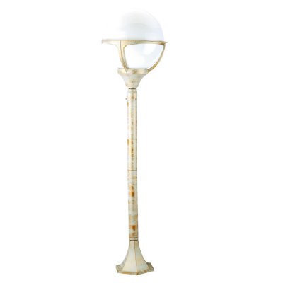 Светильник уличный шар Arte lamp A1496PA-1WG Monaco Светильник уличный шар Arte lamp A1496PA-1WG MonacoОдиночные фонари<br>Обеспечение качественного уличного освещения – важная задача для владельцев коттеджей. Компания «Светодом» предлагает современные светильники, которые порадуют Вас отличным исполнением. В нашем каталоге представлена продукция известных производителей, пользующихся популярностью благодаря высокому качеству выпускаемых товаров. Уличный светильник Arte lamp A1496PA-1WG не просто обеспечит качественное освещение, но и станет украшением Вашего участка. Модель выполнена из современных материалов и имеет влагозащитный корпус, благодаря которому ей не страшны осадки. Купить уличный светильник Arte lamp A1496PA-1WG, представленный в нашем каталоге, можно с помощью онлайн-формы для заказа. Чтобы задать имеющиеся вопросы, звоните нам по указанным телефонам. Мы доставим Ваш заказ не только в Москву и Екатеринбург, но и другие города.<br><br>S освещ. до, м2: 7<br>Тип лампы: накаливания / энергосбережения / LED-светодиодная<br>Тип цоколя: E27<br>Количество ламп: 1<br>Ширина, мм: 270<br>MAX мощность ламп, Вт: 100<br>Диаметр, мм мм: 270<br>Длина, мм: 270<br>Высота, мм: 1200<br>Цвет арматуры: белый