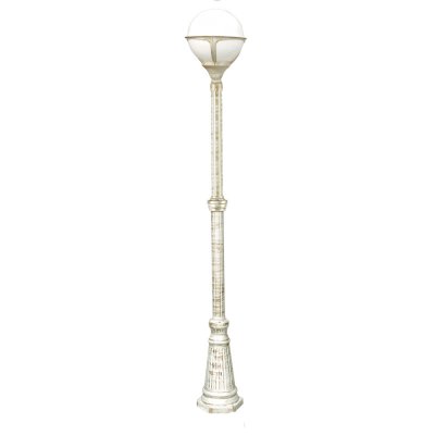 Светильник уличный Arte lamp A1497PA-1WG Monaco Светильник уличный Arte lamp A1497PA-1WG MonacoОдиночные фонари<br>Обеспечение качественного уличного освещения – важная задача для владельцев коттеджей. Компания «Светодом» предлагает современные светильники, которые порадуют Вас отличным исполнением. В нашем каталоге представлена продукция известных производителей, пользующихся популярностью благодаря высокому качеству выпускаемых товаров. Уличный светильник Arte lamp A1497PA-1WG не просто обеспечит качественное освещение, но и станет украшением Вашего участка. Модель выполнена из современных материалов и имеет влагозащитный корпус, благодаря которому ей не страшны осадки. Купить уличный светильник Arte lamp A1497PA-1WG, представленный в нашем каталоге, можно с помощью онлайн-формы для заказа. Чтобы задать имеющиеся вопросы, звоните нам по указанным телефонам. Мы доставим Ваш заказ не только в Москву и Екатеринбург, но и другие города.<br><br>S освещ. до, м2: 7<br>Тип лампы: накаливания / энергосбережения / LED-светодиодная<br>Тип цоколя: E27<br>Количество ламп: 1<br>Ширина, мм: 270<br>MAX мощность ламп, Вт: 100<br>Диаметр, мм мм: 270<br>Длина, мм: 270<br>Высота, мм: 2100<br>Цвет арматуры: белый