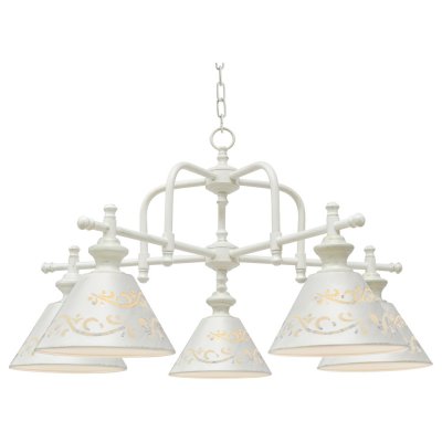 Светильник Arte lamp A1511LM-5WG Kensington Светильник Arte lamp A1511LM-5WG KensingtonПодвесные<br>Компания «Светодом» предлагает широкий ассортимент люстр от известных производителей. Представленные в нашем каталоге товары выполнены из современных материалов и обладают отличным качеством. Благодаря широкому ассортименту Вы сможете найти у нас люстру под любой интерьер. Мы предлагаем как классические варианты, так и современные модели, отличающиеся лаконичностью и простотой форм. Стильная люстра Arte lamp A1511LM-5WG станет украшением любого дома. Эта модель от известного производителя не оставит равнодушным ценителей красивых и оригинальных предметов интерьера. Люстра Arte lamp A1511LM-5WG обеспечит равномерное распределение света по всей комнате. При выборе обратите внимание на характеристики, позволяющие приобрести наиболее подходящую модель. Купить понравившуюся люстру по доступной цене Вы можете в интернет-магазине «Светодом».<br><br>Установка на натяжной потолок: Да<br>S освещ. до, м2: 10<br>Крепление: Крюк<br>Тип лампы: Накаливания / энергосбережения / светодиодная<br>Тип цоколя: E14<br>Цвет арматуры: белый<br>Количество ламп: 5<br>Диаметр, мм мм: 780<br>Высота, мм: 410<br>MAX мощность ламп, Вт: 40