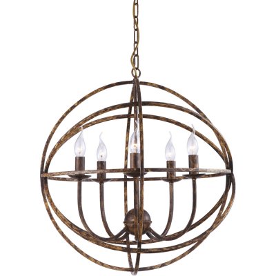 Подвесная люстра Arte lamp A1703SP-5BR Kopernik Подвесная люстра Arte lamp A1703SP-5BR KopernikПодвесные<br>Компания «Светодом» предлагает широкий ассортимент люстр от известных производителей. Представленные в нашем каталоге товары выполнены из современных материалов и обладают отличным качеством. Благодаря широкому ассортименту Вы сможете найти у нас люстру под любой интерьер. Мы предлагаем как классические варианты, так и современные модели, отличающиеся лаконичностью и простотой форм. <br>Стильная люстра Arte lamp A1703SP-5BR станет украшением любого дома. Эта модель от известного производителя не оставит равнодушным ценителей красивых и оригинальных предметов интерьера. Люстра Arte lamp A1703SP-5BR обеспечит равномерное распределение света по всей комнате. При выборе обратите внимание на характеристики, позволяющие приобрести наиболее подходящую модель. <br>Купить понравившуюся люстру по доступной цене Вы можете в интернет-магазине «Светодом».<br><br>Установка на натяжной потолок: Да<br>S освещ. до, м2: 10<br>Крепление: Планка<br>Тип лампы: накаливания / энергосбережения / LED-светодиодная<br>Тип цоколя: E14<br>Количество ламп: 5<br>MAX мощность ламп, Вт: 40<br>Диаметр, мм мм: 560<br>Длина цепи/провода, мм: 700<br>Высота, мм: 600<br>Оттенок (цвет): коричневый<br>Цвет арматуры: коричневый