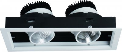 Светильник потолочный Arte lamp A1712PL-2WH CARDANI Светильник потолочный Arte lamp A1712PL-2WH CARDANIКвадратные LED<br>Встраиваемые светильники – популярное осветительное оборудование, которое можно использовать в качестве основного источника или в дополнение к люстре. Они позволяют создать нужную атмосферу атмосферу и привнести в интерьер уют и комфорт. Интернет-магазин «Светодом» предлагает стильный встраиваемый светильник ARTE Lamp A1712PL-2WH. Данная модель достаточно универсальна, поэтому подойдет практически под любой интерьер. Перед покупкой не забудьте ознакомиться с техническими параметрами, чтобы узнать тип цоколя, площадь освещения и другие важные характеристики. Приобрести встраиваемый светильник ARTE Lamp A1712PL-2WH в нашем онлайн-магазине Вы можете либо с помощью «Корзины», либо по контактным номерам. Мы развозим заказы по Москве, Екатеринбургу и остальным российским городам.<br><br>Размеры: H7,6xW10,9xL21,2<br>Цвет арматуры: белый