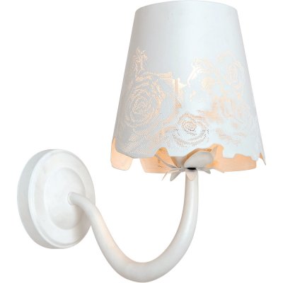 Бра с одним рожком Arte lamp A2020AP-1WH Attore Бра с одним рожком Arte lamp A2020AP-1WH AttoreСовременные<br><br><br>S освещ. до, м2: 2<br>Тип лампы: накаливания / энергосбережения / LED-светодиодная<br>Тип цоколя: E14<br>Цвет арматуры: белый<br>Количество ламп: 1<br>Ширина, мм: 150<br>Длина, мм: 260<br>Высота, мм: 290<br>Оттенок (цвет): белый<br>MAX мощность ламп, Вт: 40