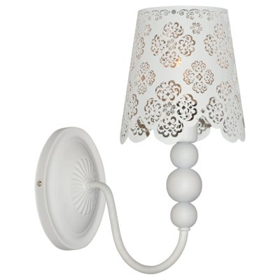 Светильник бра Arte lamp A2030AP-1WA Maestro Светильник бра Arte lamp A2030AP-1WA MaestroРустика<br><br><br>S освещ. до, м2: 3<br>Крепление: планка<br>Тип лампы: накаливания / энергосбережения / LED-светодиодная<br>Тип цоколя: E14<br>Количество ламп: 1<br>Ширина, мм: 160<br>MAX мощность ламп, Вт: 40<br>Диаметр, мм мм: 270<br>Расстояние от стены, мм: 270<br>Высота, мм: 280<br>Оттенок (цвет): белый<br>Цвет арматуры: белый