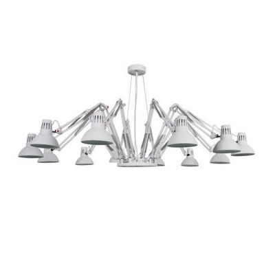 A2043SP-12WH Arte lamp Светильник A2043SP-12WH Arte lamp СветильникПодвесные<br><br><br>Установка на натяжной потолок: Да<br>S освещ. до, м2: 24<br>Крепление: Планка<br>Тип цоколя: E27<br>Количество ламп: 12<br>MAX мощность ламп, Вт: 40W<br>Диаметр, мм мм: 1700<br>Длина цепи/провода, мм: 700<br>Размеры: ?1150*H1329<br>Длина, мм: 1700<br>Высота, мм: 420<br>Цвет арматуры: БЕЛЫЙ<br>Общая мощность, Вт: 40W