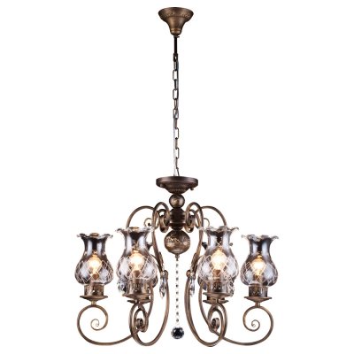 Светильник Arte lamp A2053LM-6BR Palermo Светильник Arte lamp A2053LM-6BR PalermoПодвесные<br>Компания «Светодом» предлагает широкий ассортимент люстр от известных производителей. Представленные в нашем каталоге товары выполнены из современных материалов и обладают отличным качеством. Благодаря широкому ассортименту Вы сможете найти у нас люстру под любой интерьер. Мы предлагаем как классические варианты, так и современные модели, отличающиеся лаконичностью и простотой форм. Стильная люстра Arte lamp A2053LM-6BR станет украшением любого дома. Эта модель от известного производителя не оставит равнодушным ценителей красивых и оригинальных предметов интерьера. Люстра Arte lamp A2053LM-6BR обеспечит равномерное распределение света по всей комнате. При выборе обратите внимание на характеристики, позволяющие приобрести наиболее подходящую модель. Купить понравившуюся люстру по доступной цене Вы можете в интернет-магазине «Светодом».<br><br>Установка на натяжной потолок: Да<br>S освещ. до, м2: 18<br>Крепление: Крюк<br>Тип лампы: накал-я - энергосбер-я<br>Тип цоколя: E14<br>Количество ламп: 6<br>MAX мощность ламп, Вт: 60<br>Диаметр, мм мм: 620<br>Высота, мм: 550<br>Цвет арматуры: бронзовый