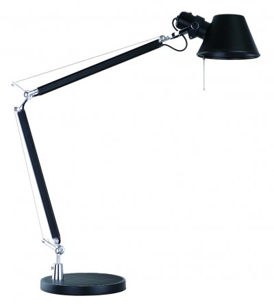Светильник настольный Arte lamp A2098LT-1BK AIRONE Светильник настольный Arte lamp A2098LT-1BK AIRONEОфисные<br>Настольная лампа – это не просто источник дополнительного освещения, но и оригинальный элемент декора. Его можно установить в спальне, гостиной, кабинете и других комнатах. Интернет-магазин «Светодом» предлагает настольные лампы разных стилей по доступным ценам. Благодаря большому ассортименту Вы обязательно найдете в нашем каталоге именно ту модель, которую искали. Настольная лампа Arte lamp A2098LT-1BK – прекрасный вариант для завершения интерьера. Ее можно включить одновременно с люстрой для более яркого освещения или без нее для создания уютной атмосферы, настраивающей на отдых. Купить настольную лампу Arte lamp A2098LT-1BK Вы можете с помощью виртуальной «Корзины» или по контактным номерам, указанным на сайте.<br><br>Тип лампы: Накаливания / энергосбережения / светодиодная<br>Тип цоколя: E27<br>Количество ламп: 1<br>MAX мощность ламп, Вт: 60<br>Размеры: H70xW21xL52<br>Цвет арматуры: черный