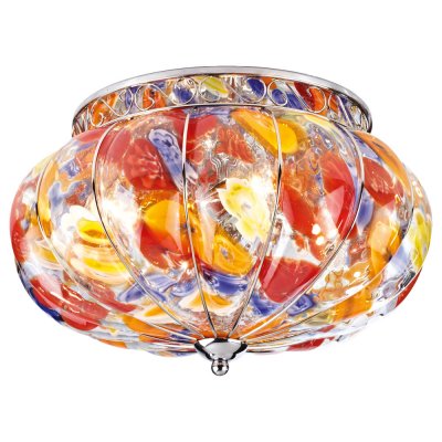 Люстра цветная Arte lamp A2101PL-4CC Venezia Люстра цветная Arte lamp A2101PL-4CC VeneziaПотолочные<br>Компания «Светодом» предлагает широкий ассортимент люстр от известных производителей. Представленные в нашем каталоге товары выполнены из современных материалов и обладают отличным качеством. Благодаря широкому ассортименту Вы сможете найти у нас люстру под любой интерьер. Мы предлагаем как классические варианты, так и современные модели, отличающиеся лаконичностью и простотой форм. <br>Стильная люстра Arte lamp A2101PL-4CC станет украшением любого дома. Эта модель от известного производителя не оставит равнодушным ценителей красивых и оригинальных предметов интерьера. Люстра Arte lamp A2101PL-4CC обеспечит равномерное распределение света по всей комнате. При выборе обратите внимание на характеристики, позволяющие приобрести наиболее подходящую модель. <br>Купить понравившуюся люстру по доступной цене Вы можете в интернет-магазине «Светодом». Мы предлагаем доставку не только по Москве и Екатеринбурге, но и по всей России.<br><br>Установка на натяжной потолок: Ограничено<br>S освещ. до, м2: 16<br>Крепление: Планка<br>Тип лампы: накаливания / энергосбережения / LED-светодиодная<br>Тип цоколя: E14<br>Количество ламп: 4<br>Ширина, мм: 360<br>MAX мощность ламп, Вт: 60<br>Диаметр, мм мм: 360<br>Высота, мм: 230