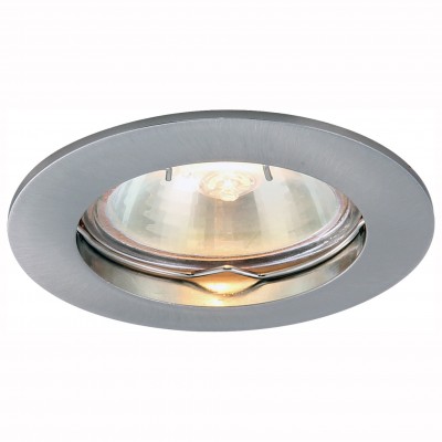 Светильник потолочный Arte lamp A2103PL-1SS BASIC Светильник потолочный Arte lamp A2103PL-1SS BASICКруглые<br>Встраиваемые светильники – популярное осветительное оборудование, которое можно использовать в качестве основного источника или в дополнение к люстре. Они позволяют создать нужную атмосферу атмосферу и привнести в интерьер уют и комфорт. Интернет-магазин «Светодом» предлагает стильный встраиваемый светильник ARTE Lamp A2103PL-1SS. Данная модель достаточно универсальна, поэтому подойдет практически под любой интерьер. Перед покупкой не забудьте ознакомиться с техническими параметрами, чтобы узнать тип цоколя, площадь освещения и другие важные характеристики. Приобрести встраиваемый светильник ARTE Lamp A2103PL-1SS в нашем онлайн-магазине Вы можете либо с помощью «Корзины», либо по контактным номерам. Мы развозим заказы по Москве, Екатеринбургу и остальным российским городам.<br><br>Тип цоколя: GU10<br>Количество ламп: 1<br>MAX мощность ламп, Вт: 50<br>Размеры: H2,1xW7,6xL7,6<br>Цвет арматуры: серебристый