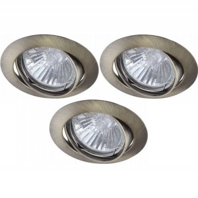 Светильник встраиваемый Arte lamp A2105PL-3AB Basic Светильник встраиваемый Arte lamp A2105PL-3AB BasicКруглые<br>Встраиваемые светильники – популярное осветительное оборудование, которое можно использовать в качестве основного источника или в дополнение к люстре. Они позволяют создать нужную атмосферу атмосферу и привнести в интерьер уют и комфорт. Интернет-магазин «Светодом» предлагает стильный встраиваемый светильник ARTE Lamp A2105PL-3AB. Данная модель достаточно универсальна, поэтому подойдет практически под любой интерьер. Перед покупкой не забудьте ознакомиться с техническими параметрами, чтобы узнать тип цоколя, площадь освещения и другие важные характеристики. Приобрести встраиваемый светильник ARTE Lamp A2105PL-3AB в нашем онлайн-магазине Вы можете либо с помощью «Корзины», либо по контактным номерам. Мы развозим заказы по Москве, Екатеринбургу и остальным российским городам.<br><br>S освещ. до, м2: 10<br>Тип лампы: галогенная<br>Тип цоколя: GU10<br>Количество ламп: 3<br>Ширина, мм: 80<br>MAX мощность ламп, Вт: 50<br>Диаметр, мм мм: 80<br>Диаметр врезного отверстия, мм: 75<br>Высота, мм: 110<br>Цвет арматуры: бронзовый