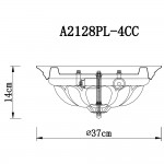Люстра потолочная Arte lamp A2128PL-4CC Ocean