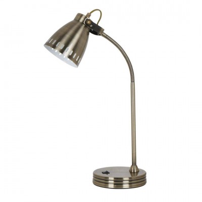Светильник настольный Arte lamp A2214LT-1AB LUNED Светильник настольный Arte lamp A2214LT-1AB LUNEDОфисные<br>Настольная лампа – это не просто источник дополнительного освещения, но и оригинальный элемент декора. Его можно установить в спальне, гостиной, кабинете и других комнатах. Интернет-магазин «Светодом» предлагает настольные лампы разных стилей по доступным ценам. Благодаря большому ассортименту Вы обязательно найдете в нашем каталоге именно ту модель, которую искали. Настольная лампа Arte lamp A2214LT-1AB – прекрасный вариант для завершения интерьера. Ее можно включить одновременно с люстрой для более яркого освещения или без нее для создания уютной атмосферы, настраивающей на отдых. Купить настольную лампу Arte lamp A2214LT-1AB Вы можете с помощью виртуальной «Корзины» или по контактным номерам, указанным на сайте.<br><br>Тип лампы: Накаливания / энергосбережения / светодиодная<br>Тип цоколя: E27<br>Количество ламп: 1<br>MAX мощность ламп, Вт: 60<br>Размеры: H55xW16xL33<br>Цвет арматуры: бронзовый