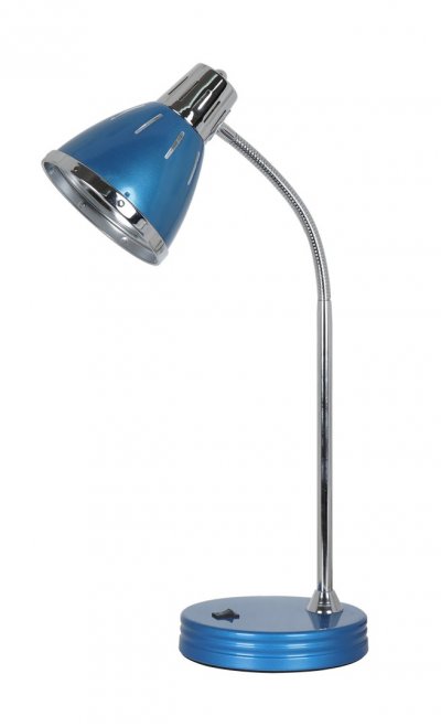 Светильник настольный Arte lamp A2215LT-1BL MARTED Светильник настольный Arte lamp A2215LT-1BL MARTEDОфисные<br>Настольная лампа – это не просто источник дополнительного освещения, но и оригинальный элемент декора. Его можно установить в спальне, гостиной, кабинете и других комнатах. Интернет-магазин «Светодом» предлагает настольные лампы разных стилей по доступным ценам. Благодаря большому ассортименту Вы обязательно найдете в нашем каталоге именно ту модель, которую искали. Настольная лампа Arte lamp A2215LT-1BL – прекрасный вариант для завершения интерьера. Ее можно включить одновременно с люстрой для более яркого освещения или без нее для создания уютной атмосферы, настраивающей на отдых. Купить настольную лампу Arte lamp A2215LT-1BL Вы можете с помощью виртуальной «Корзины» или по контактным номерам, указанным на сайте.<br><br>Тип цоколя: E27<br>Количество ламп: 1<br>MAX мощность ламп, Вт: 60<br>Размеры: H50xW17xL30<br>Цвет арматуры: синий