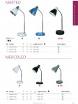 Светильник настольный Arte lamp A2215LT-1BL MARTED