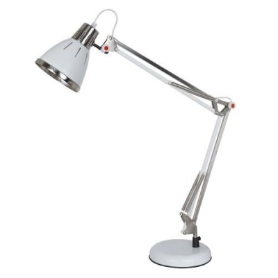 A2245LT-1WH Arte lamp Светильник A2245LT-1WH Arte lamp СветильникОфисные<br><br><br>Тип цоколя: E27<br>Количество ламп: 1<br>MAX мощность ламп, Вт: 40W<br>Диаметр, мм мм: 190<br>Размеры: 540*185*620<br>Длина, мм: 560<br>Высота, мм: 620<br>Цвет арматуры: БЕЛЫЙ<br>Общая мощность, Вт: 40W
