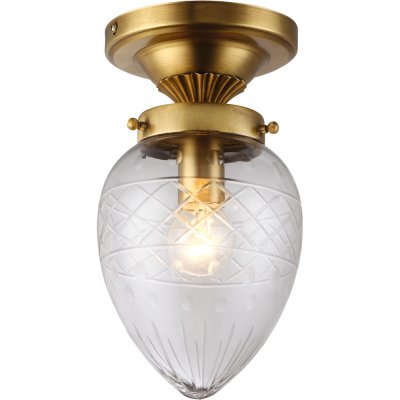 Потолочный светильник Arte lamp A2312PL-1PB Faberge Потолочный светильник Arte lamp A2312PL-1PB FabergeПотолочные<br>Компания «Светодом» предлагает широкий ассортимент люстр от известных производителей. Представленные в нашем каталоге товары выполнены из современных материалов и обладают отличным качеством. Благодаря широкому ассортименту Вы сможете найти у нас люстру под любой интерьер. Мы предлагаем как классические варианты, так и современные модели, отличающиеся лаконичностью и простотой форм. Стильная люстра Arte lamp A2312PL-1PB станет украшением любого дома. Эта модель от известного производителя не оставит равнодушным ценителей красивых и оригинальных предметов интерьера. Люстра Arte lamp A2312PL-1PB обеспечит равномерное распределение света по всей комнате. При выборе обратите внимание на характеристики, позволяющие приобрести наиболее подходящую модель. Купить понравившуюся люстру по доступной цене Вы можете в интернет-магазине «Светодом».<br><br>Установка на натяжной потолок: Да<br>S освещ. до, м2: 2<br>Крепление: Планка<br>Тип лампы: накаливания / энергосбережения / LED-светодиодная<br>Тип цоколя: E14<br>Количество ламп: 1<br>MAX мощность ламп, Вт: 40<br>Диаметр, мм мм: 140<br>Высота, мм: 280<br>Оттенок (цвет): прозрачный серебристый<br>Цвет арматуры: бронзовый