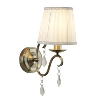 A2313AP-1AB Arte lamp Светильник A2313AP-1AB Arte lamp СветильникКлассические<br><br><br>Тип цоколя: E14<br>Количество ламп: 1<br>MAX мощность ламп, Вт: 40W<br>Диаметр, мм мм: 120<br>Размеры: L20xW11xH25CM<br>Длина, мм: 200<br>Высота, мм: 330<br>Цвет арматуры: античный бронзовый<br>Общая мощность, Вт: 40W