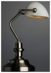 Настольная лампа СССР Arte lamp A2493LT-1AB бронзовая BANKER
